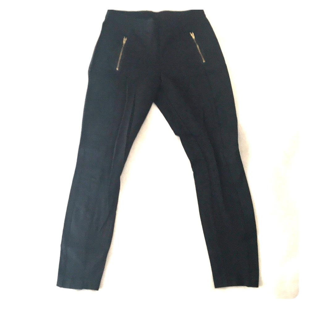 Black ponte pant pull on size 4